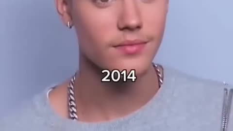 Justin beiber transformation from young to adult