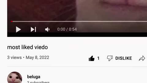 The most Liked video on Youtube...