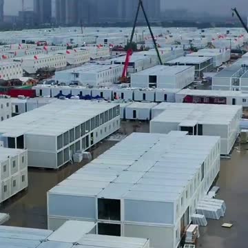 Quarantine camp in China's Guangzhou city is being built with 90,000 isolation pods