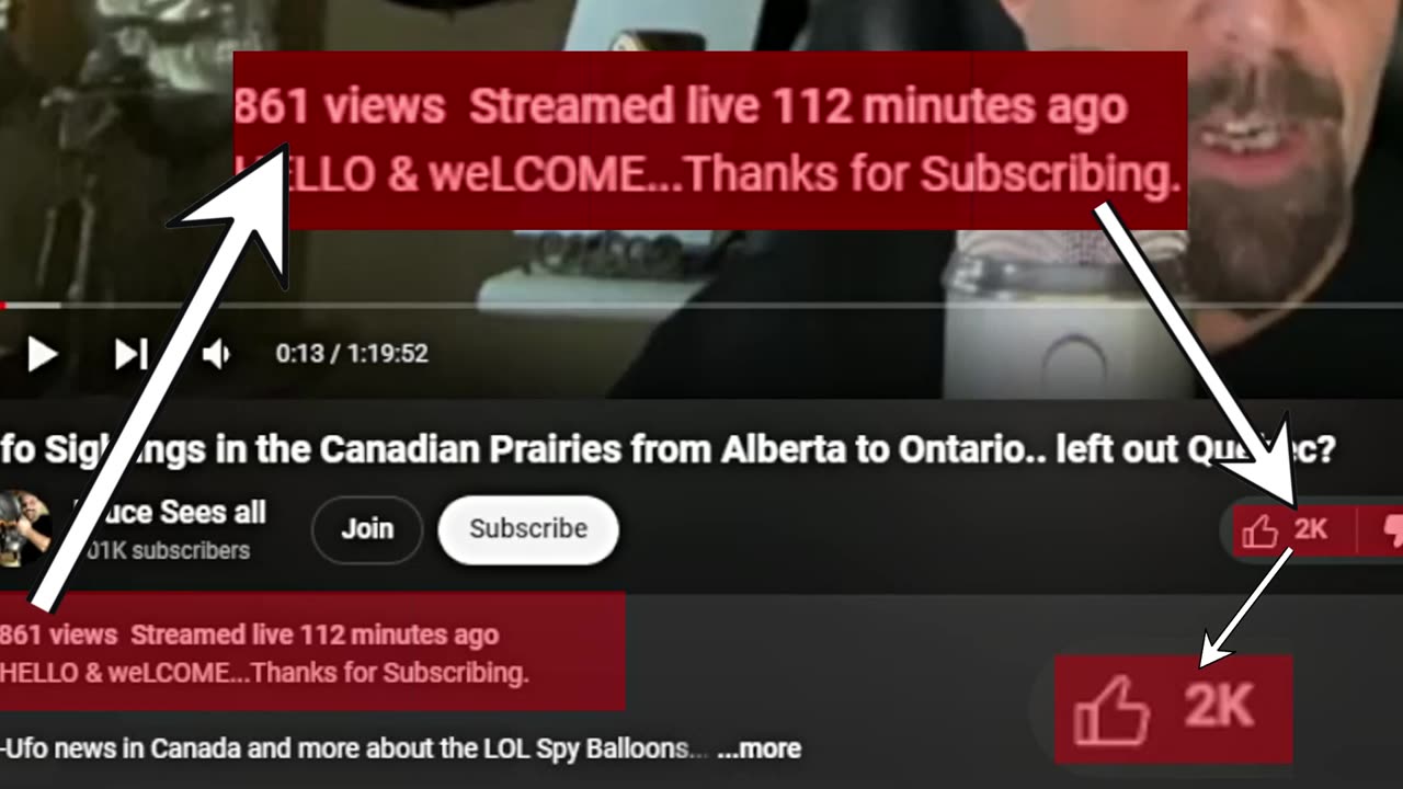 Bruce Swartz From Bruce Sees All Buying Views & Likes For His YouTube Livestreams PROOF!