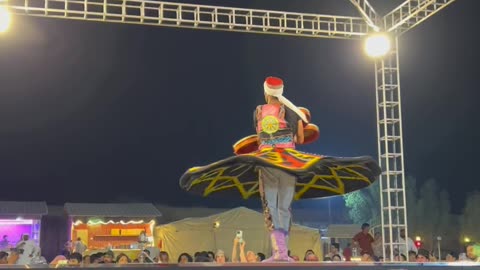 Dubai desert safari dance