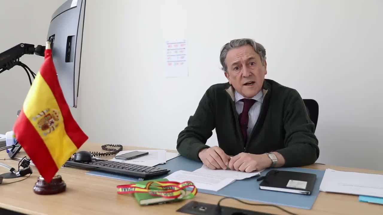 El eurodiputado de VOX Hermann Tertsch denuncia los ataques a VOX