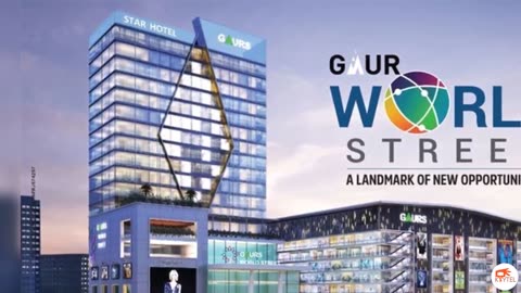 Gaur World Smartstreet Commercial Shops Noida Extension
