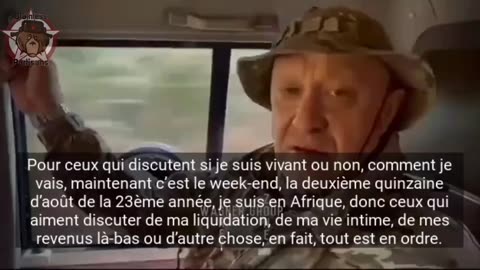 ▶ EXTRAIT-RQ + LIENS parus (3 sept 23) : PRIGOZHIN - Vivant ou non ?