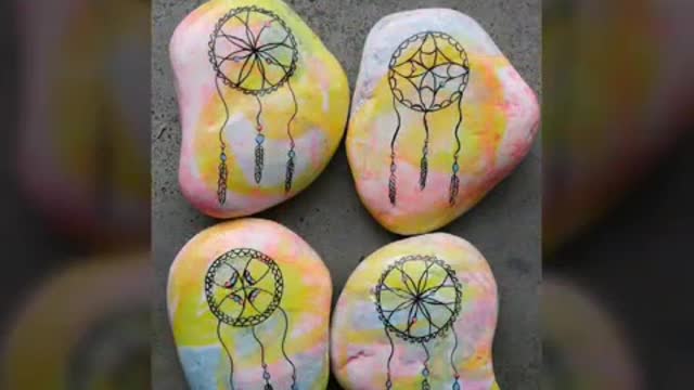 beautiful and latest pebble painting ideas unique stone painting ideas