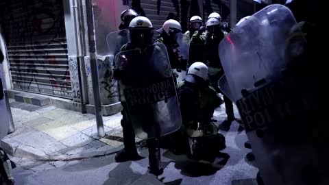 Fiery clashes in Greece on anniversary of teen's death