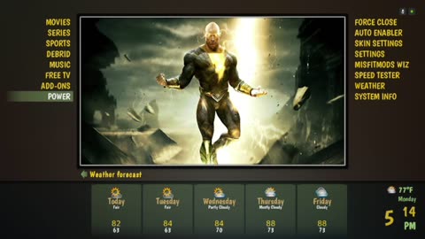 Black Adam Kodi Build Rumble
