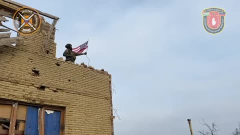 An American volunteer in the ranks of Russians fighters, fighting the aggression of NATO Alliance.