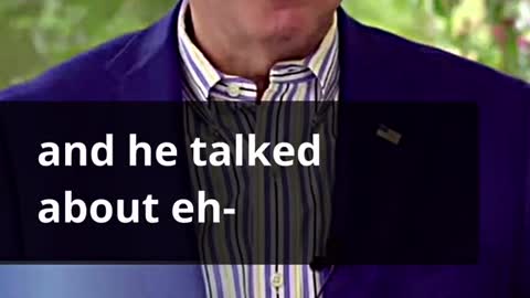 Outside interview with Biden