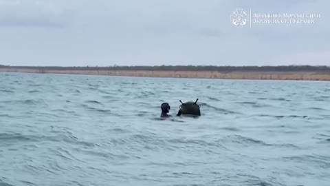 To the shore of one of the beaches of the Odessa region has already routinely landed mine.