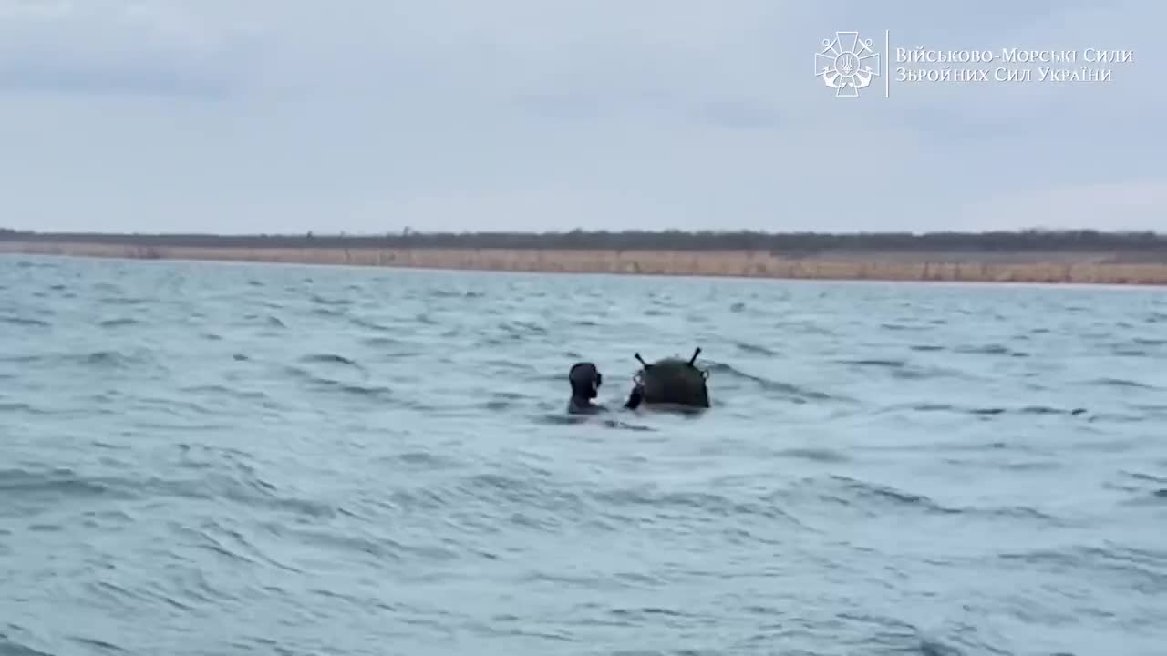 To the shore of one of the beaches of the Odessa region has already routinely landed mine.