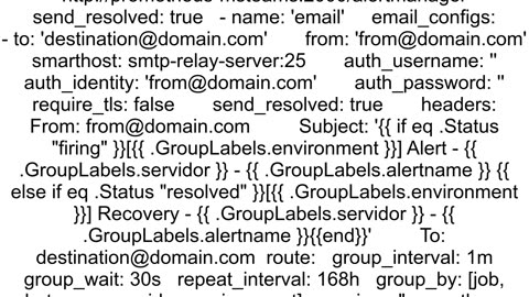 Custom Subject For AlertManager email notification