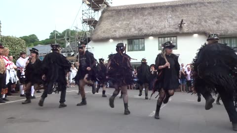 Beltane Border Morris - Vixana - Church House Inn 16 Jun 23