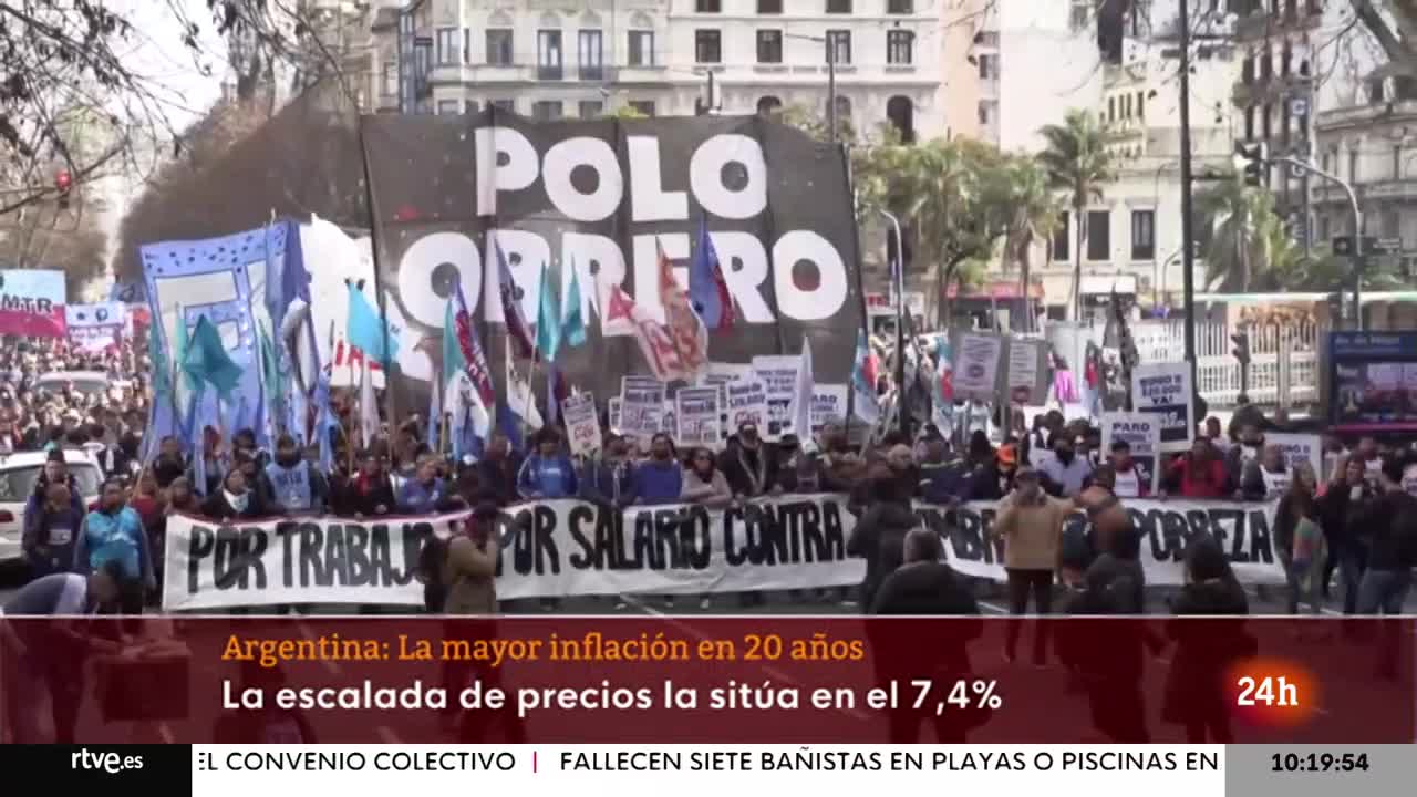ARGENTINA: La INFLACIÓN sufre su mayor SUBIDA en los últimos 20 AÑOS | RTVE Noticias