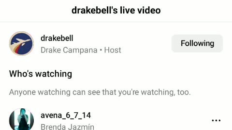 Drake bell very short live ig live 4/30/23part1
