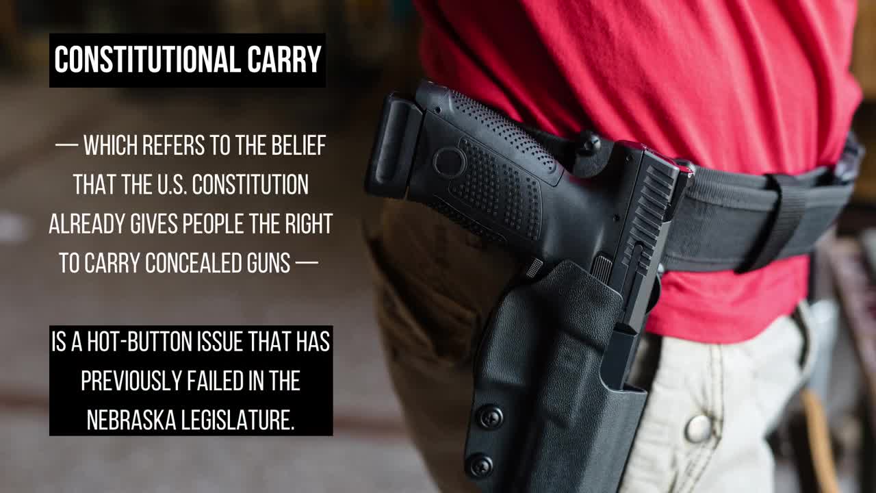 IN NEBRASKA, CONSTITUTIONAL CARRY ADVANCES, BUT OPPONENTS PLAN TO FEED IT A “POISON PILL”