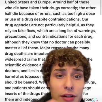 Pharmaceutical drugs are the third leading cause of death!