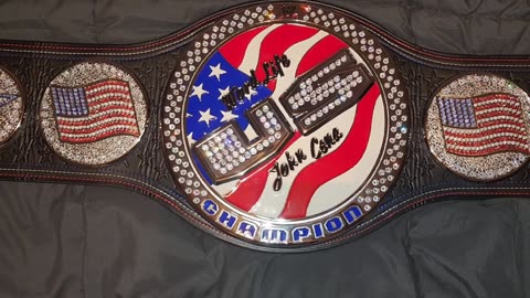 WWE U.S. Spinner Replica re-stoned