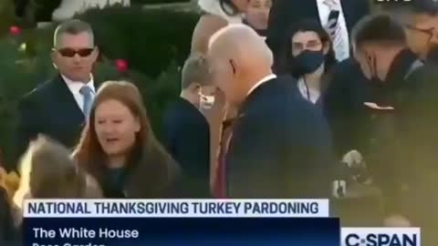 Little girl stops creepy Joe Biden