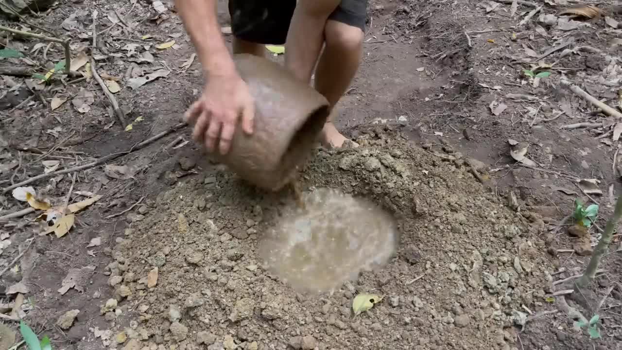 Primitive Technology: Purifying Clay By Sedimentation and Making Pots