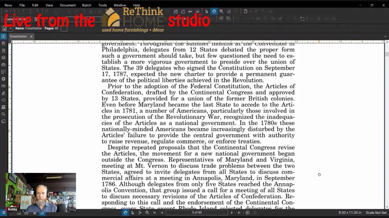 Daily Constitution #1 Historical Note & Preamble