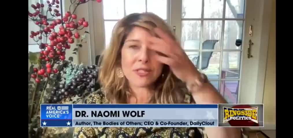 1 IN 5 PEOPLE DIED IN THE PFIZER TRIALS – DR. NAOMI WOLF