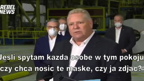 Doug Ford – premier Ontario ma dość nakazów ❤️Konwój Wolności 2022