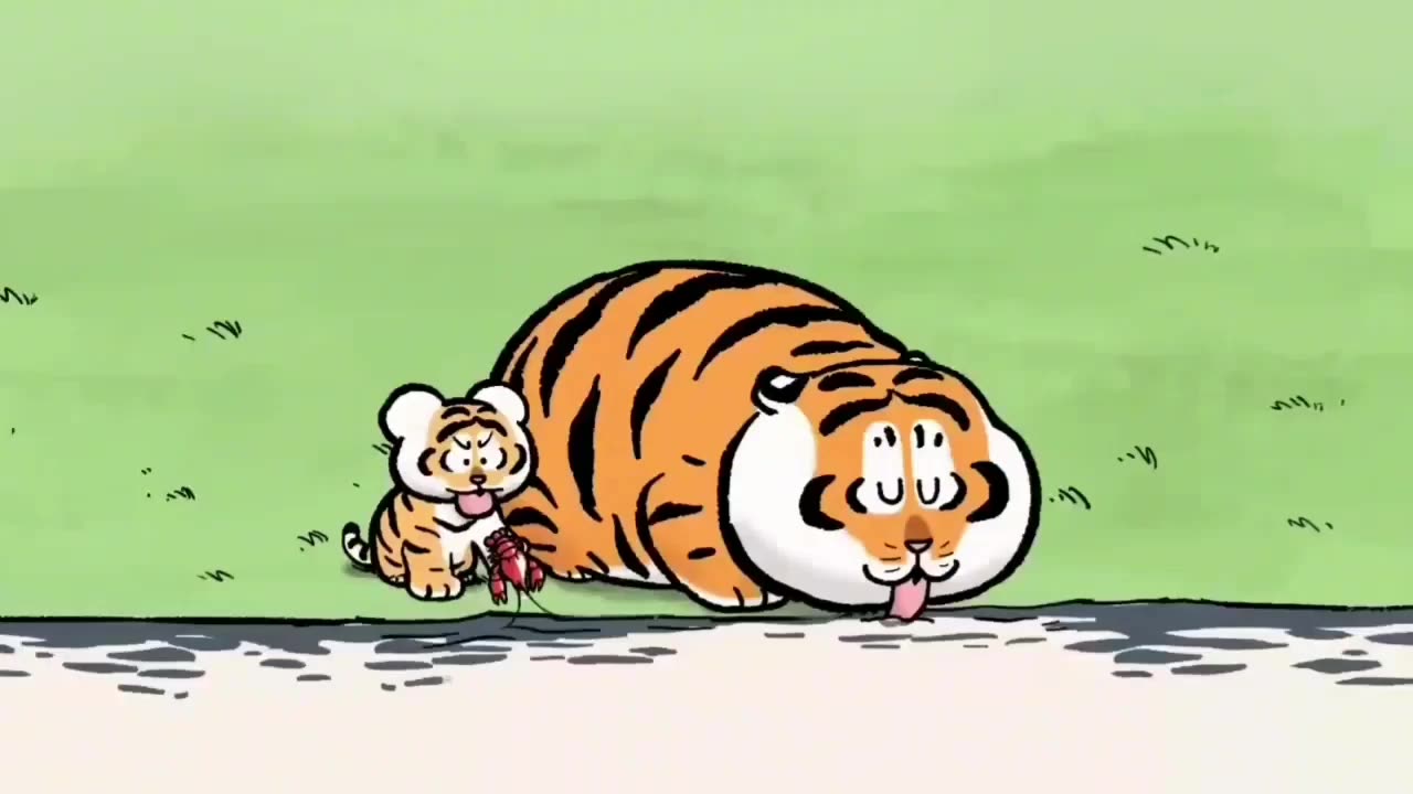 Unbelievable Adventures of a Funny Cartoon Royal Bengal Tiger Roars to Life! 2