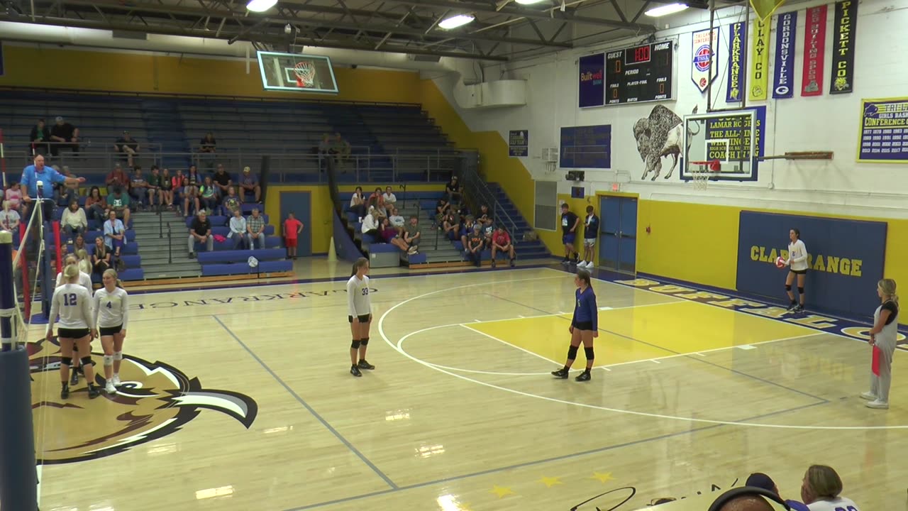 Clarkrange Volleyball Game 9/12/23