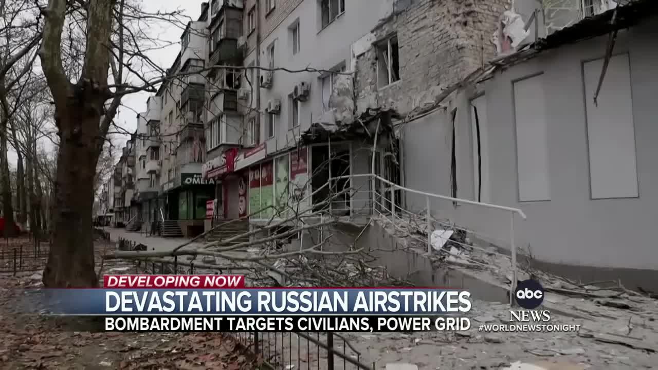 New round of Russian airstrikes hits eastern Ukraine