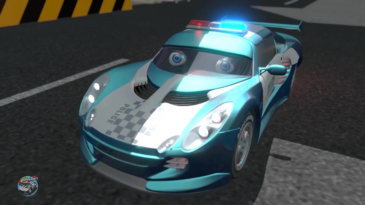 I Am Police Car Song & Cartoon Video for Kids