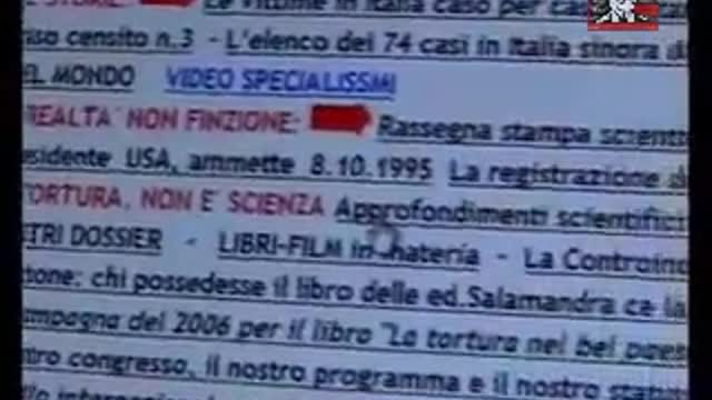 PAOLO DORIGO E L'IMPIANTO MKULTRA