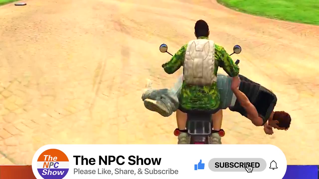 Spinning An NPC On The Wheel of Your Motorcycle In Assault On Cayo Perico In GTA Online