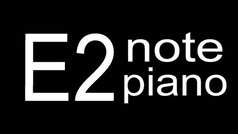 E2 Piano Note