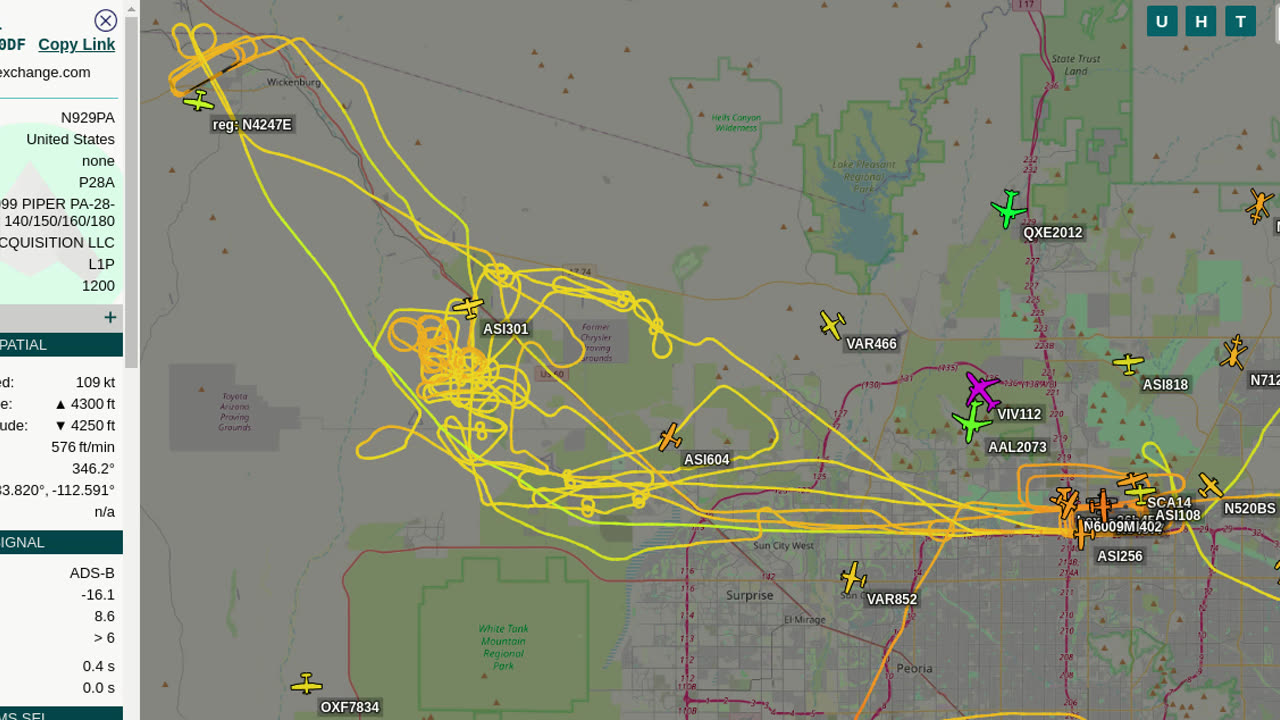 N929PA - Mormons gang stalking Mormons - Morristown AZ infested with KKK