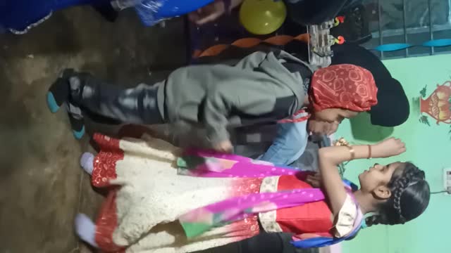 Children party dance