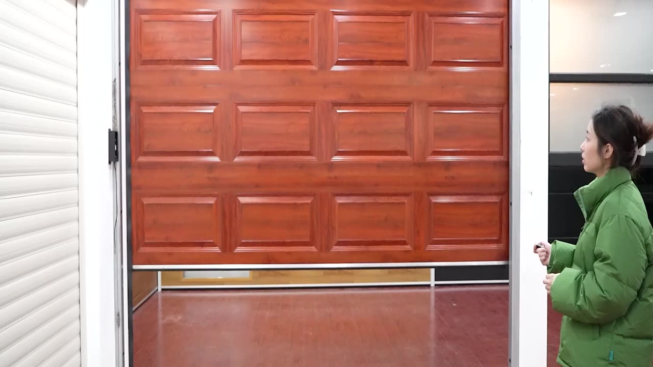 Instime Electric Galvanized Stainless Steel Metal Doors Bulletproof Roller Shutter Garage Door
