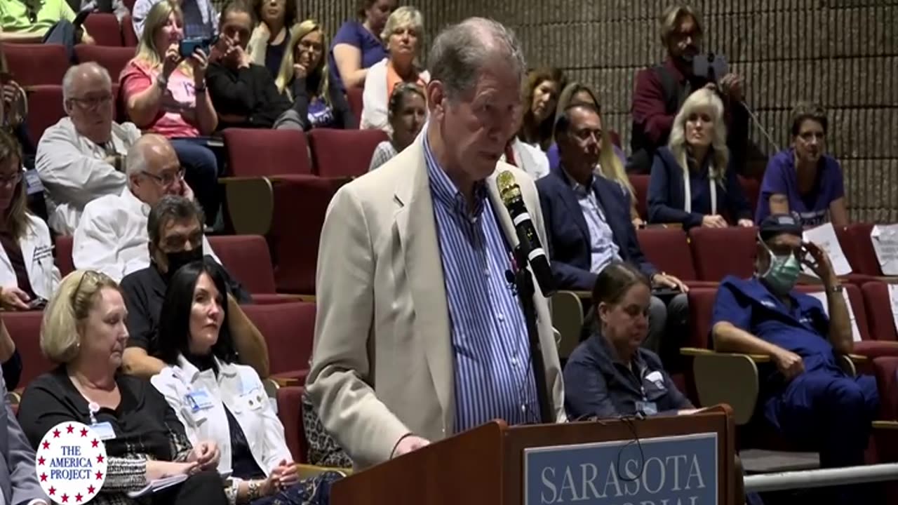 Dr. Stephen Guffanti calls out Sarasota Memorial Hospital doctor for fabrications in his medical chart during Sarasota Memorial Hospital hearing.