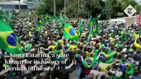 President Bolsonaro supporters make Nazi salute in election loss rallies