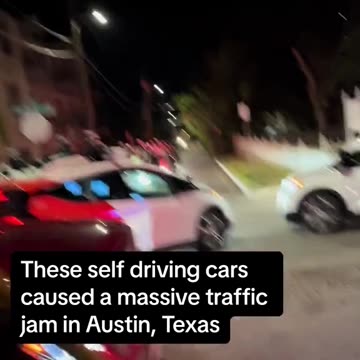 Nella capitale del Texas, decine di auto con il pilota automatico, hanno bloccato .....
