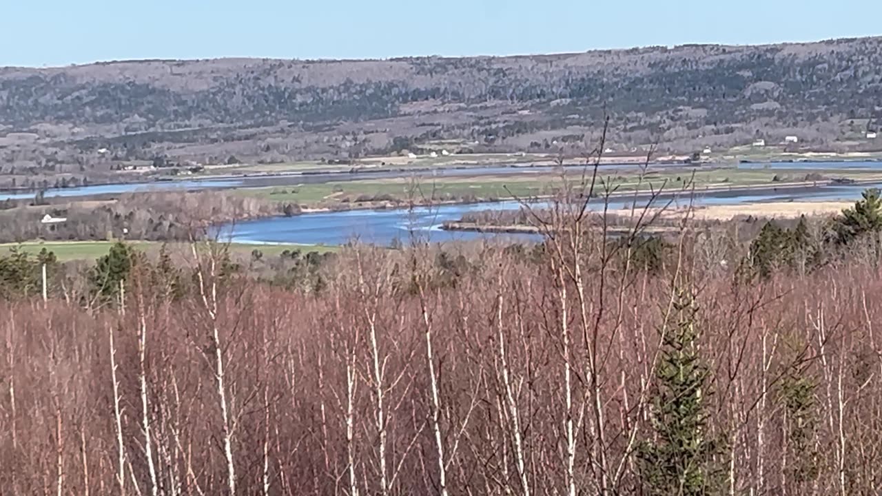 View Of A Annapolis Valley From A Top Of A Spurr Rd In NS