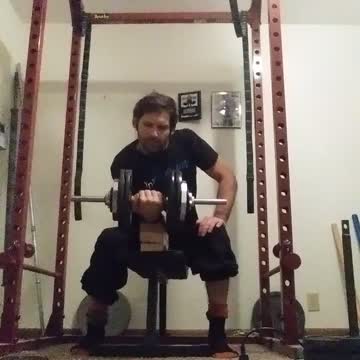 2 inch handle dumbbell wrist curls (full rom)