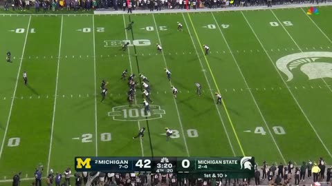 #2 Michigan vs Michigan State (Second Half) | College Football Week 8 | 2023 College Football