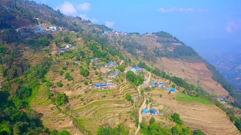 Beautiful and Peaceful village in Nepal