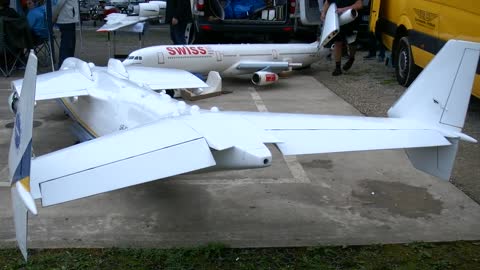 NICE FLIGHT AND HARD LANDING !!! GIGANTIC 93KG XXXL RC ANTONOV AN-225 MRIJA SCALE MODEL AIRCRAFT-12