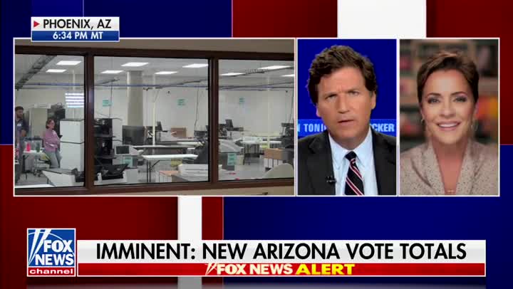 WATCH: Kari Lake Joins Tucker Carlson for the Latest on the State of the Race in Arizona