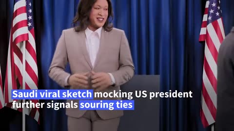 Saudi Tv mimics Joe Biden