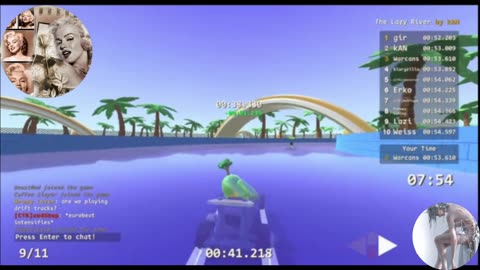 Zeepkist Sliding Around Water Park Track