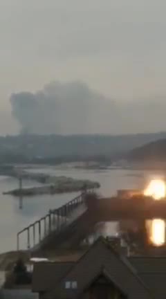 Explosions in Ukrainka, near Kiev