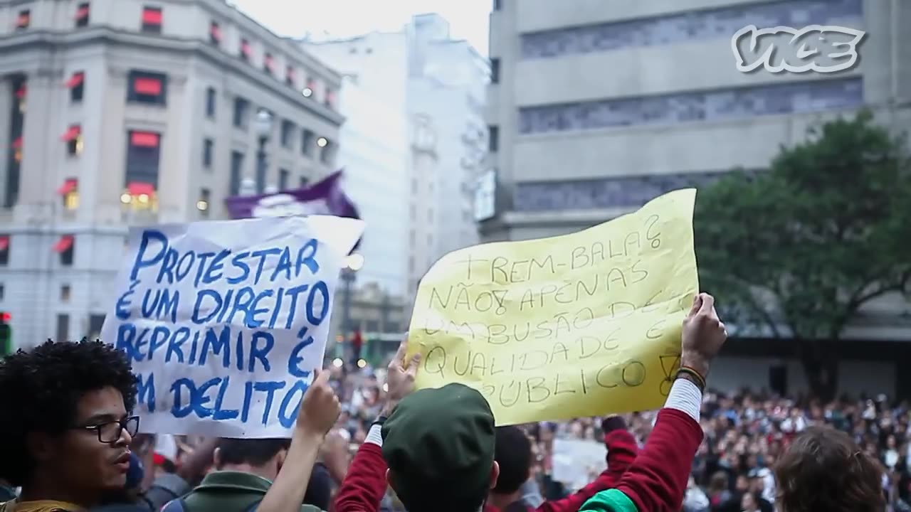 As Jornadas de Junho de 2013 contra 20 centavos e contra Geraldo Alckmin.